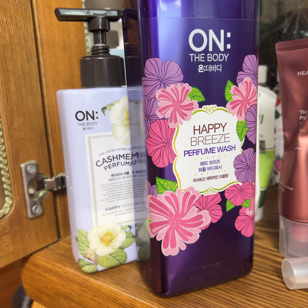 ON:THEBODY Happy Breeze Perfume Body Wash Reviews for Dry Skin