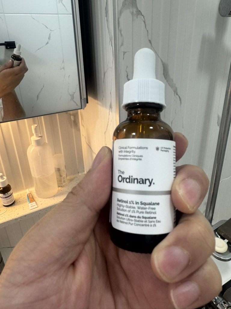 视黄醇1%含有角鲨烯的真实用户使用照片