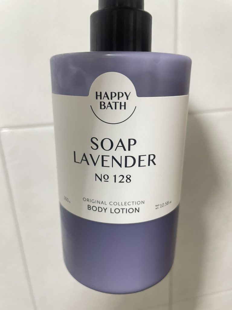 해피바스 (HAPPYBATH) 오리지널 컬렉션 바디로션 [솝라벤더] review image