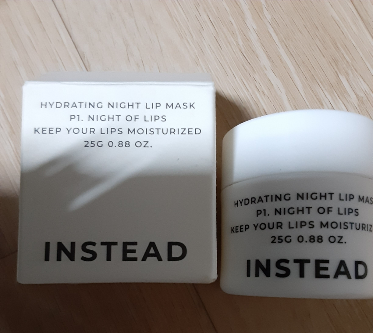 Real user review photo of HYDRATING NIGHT LIP MASK