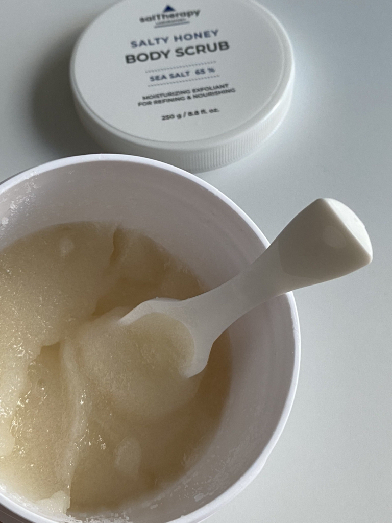 盐浴身体磨砂膏[蜂蜜]的真实用户使用照片