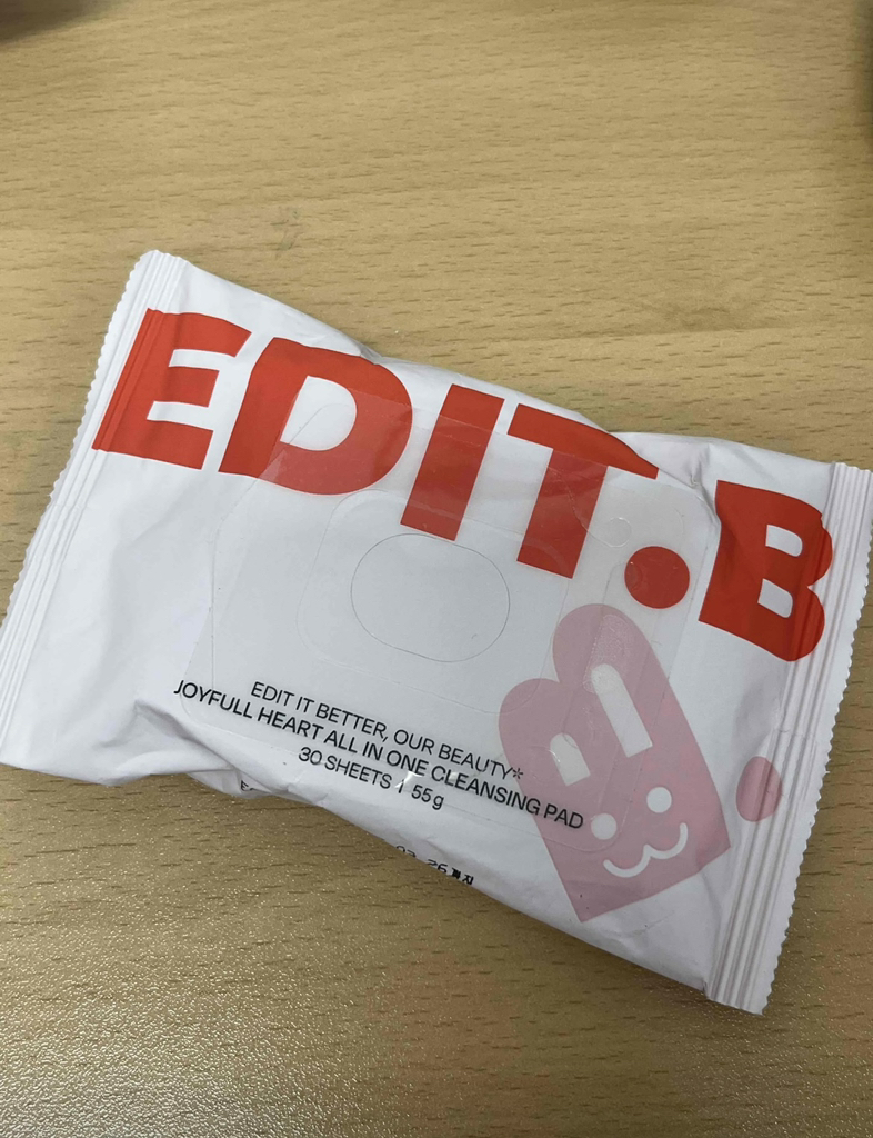 에딧비 (EDIT.B) 조이풀 하트 올인원 클렌징 패드 review image