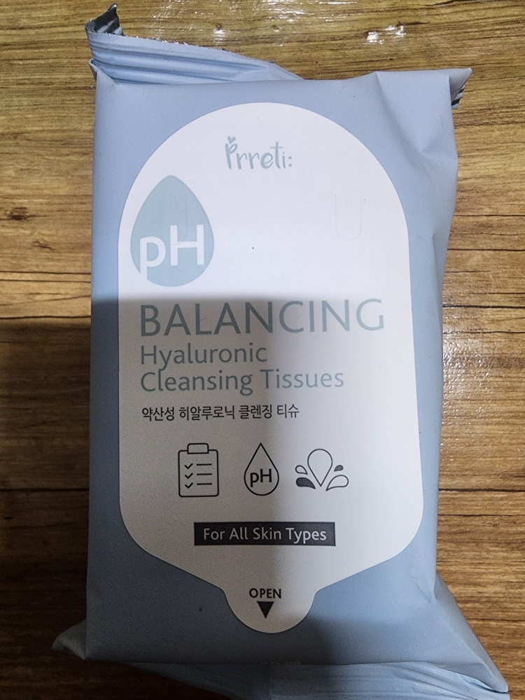 프레티 (prreti) 약산성 히알루로닉 클렌징 티슈 review image