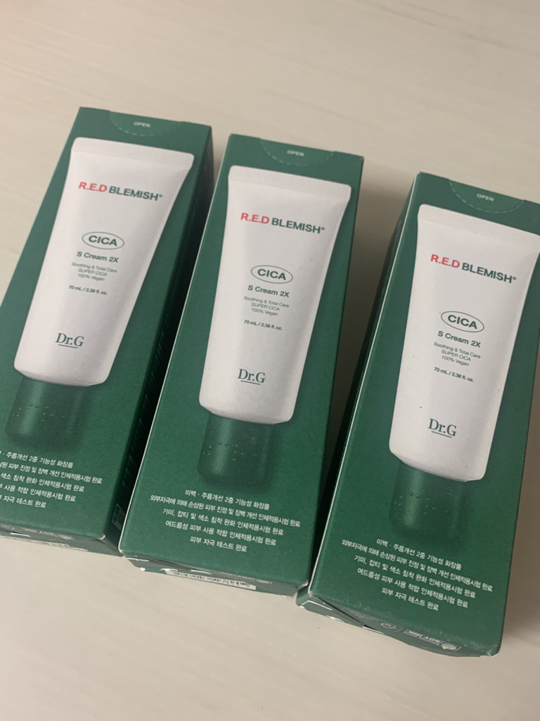 红色痤疮修复S霜2X的真实用户使用照片