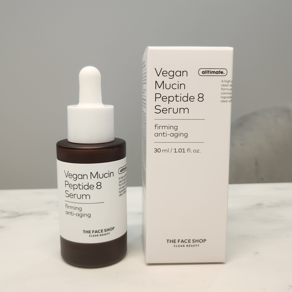 더페이스샵 (THEFACESHOP) 올티밋 비건 뮤신 펩타이드 8 세럼 review image