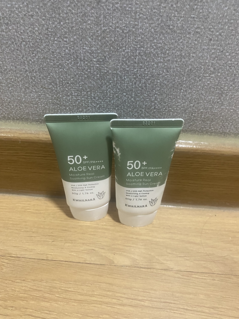 KWAILNARA Aloe Vera Moisture Real Soothing Sun Cream [SPF50+/PA++++] review image