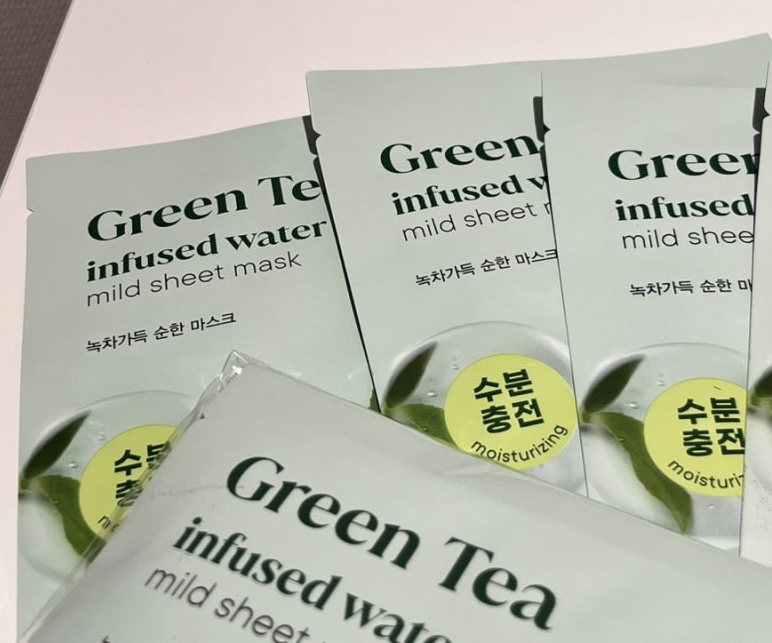 温和的口罩[充满绿茶]的真实用户使用照片