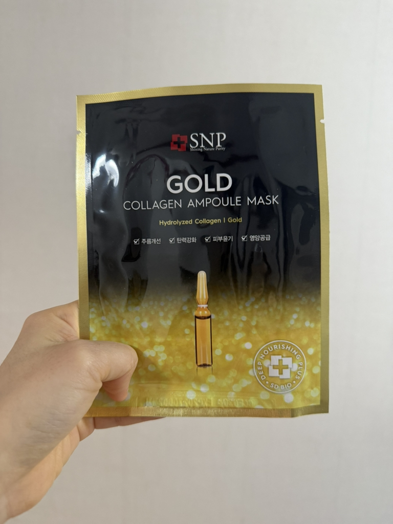 Snp (에스엔피) 골드 콜라겐 앰플 마스크 review image