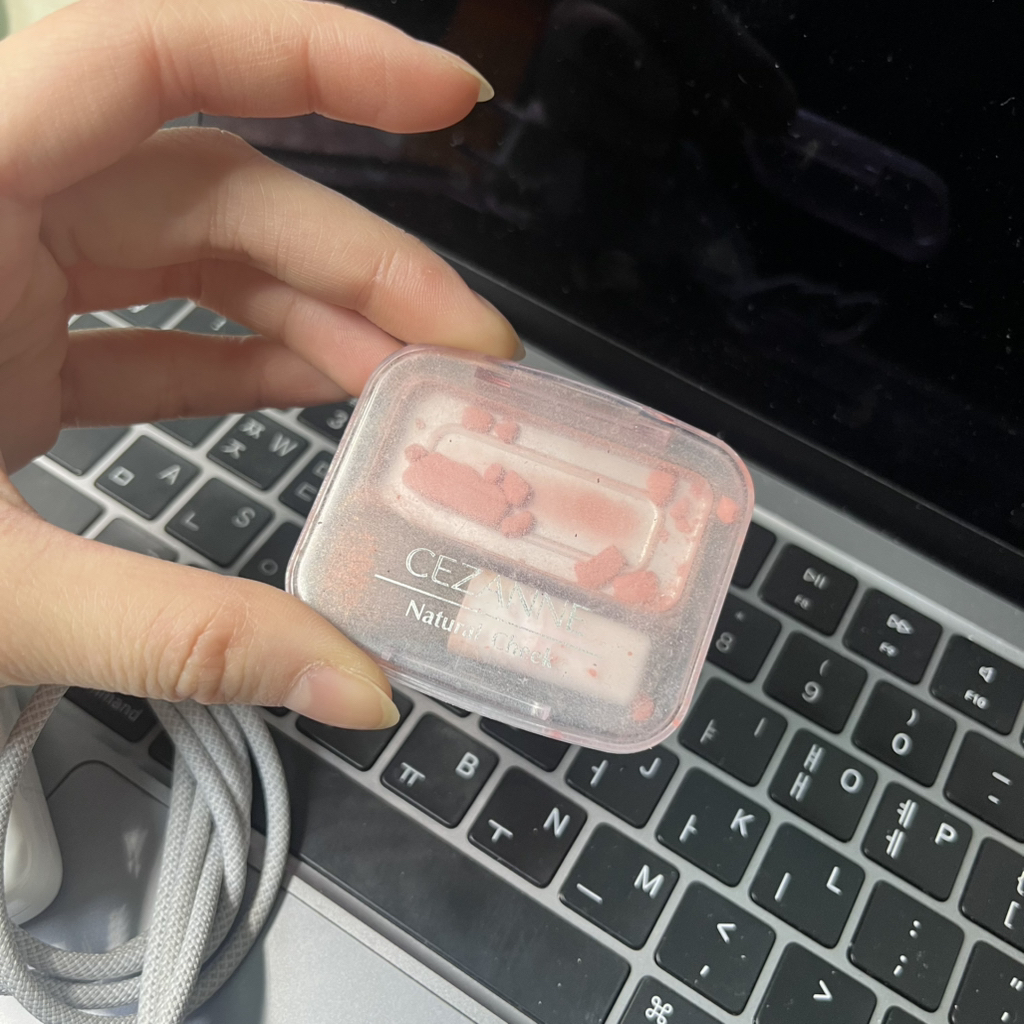 CEZANNE 自然腮红 N [01 桃粉] common.review image