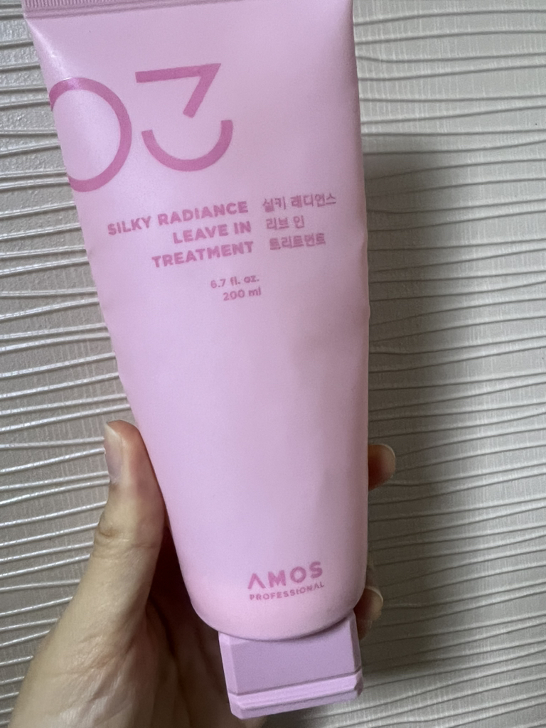 아모스프로페셔널 (amosprofessional) 실키 래디언스 리브 인 트리트먼트 review image