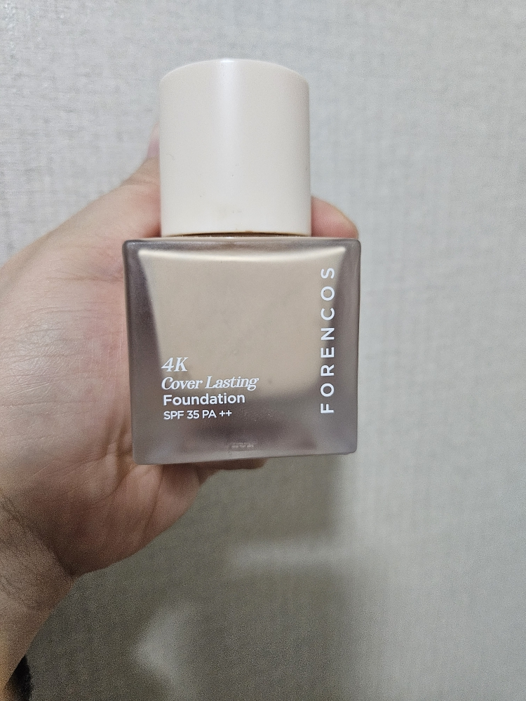 포렌코즈 (FORENCOS) 4K 커버래스팅 파운데이션 [SPF35/PA++] [03 베이지] review image