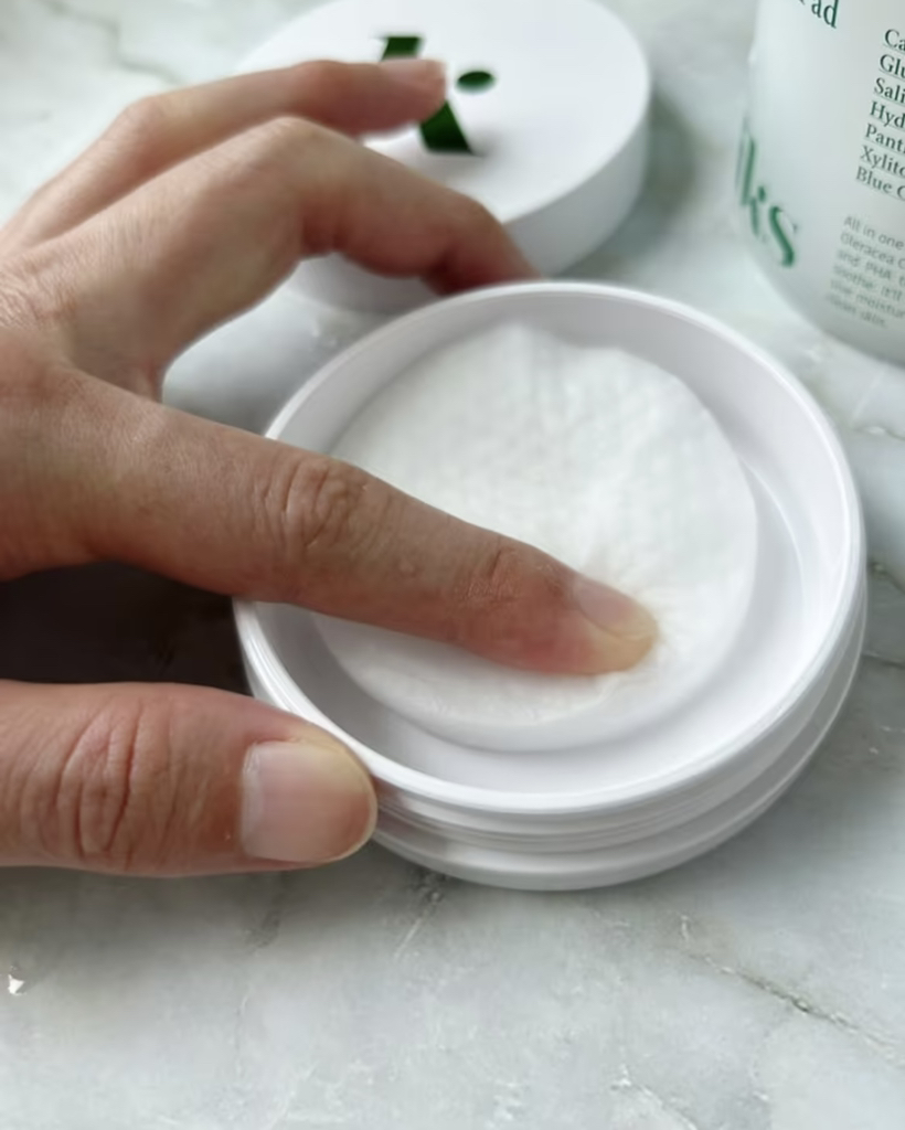 甘蓝角质舒缓垫的真实用户使用照片
