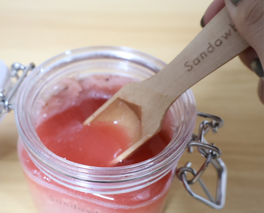 산다화 (Sandawha) 제주 바디 솔트 스크럽 [카멜리아스무디] review image