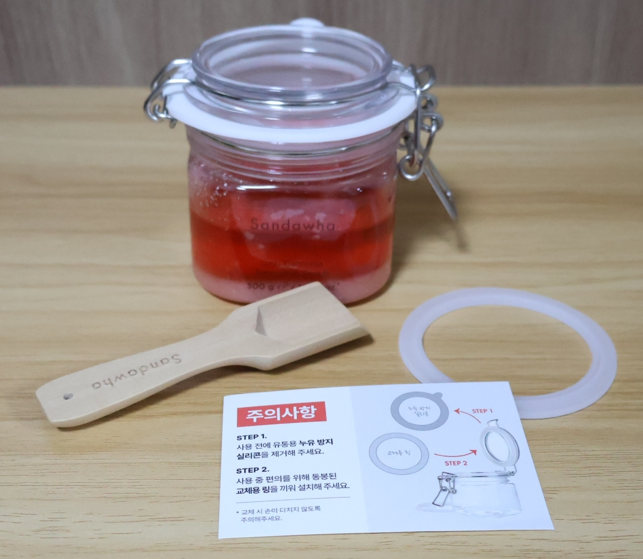 산다화 (Sandawha) 제주 바디 솔트 스크럽 [카멜리아스무디] review image