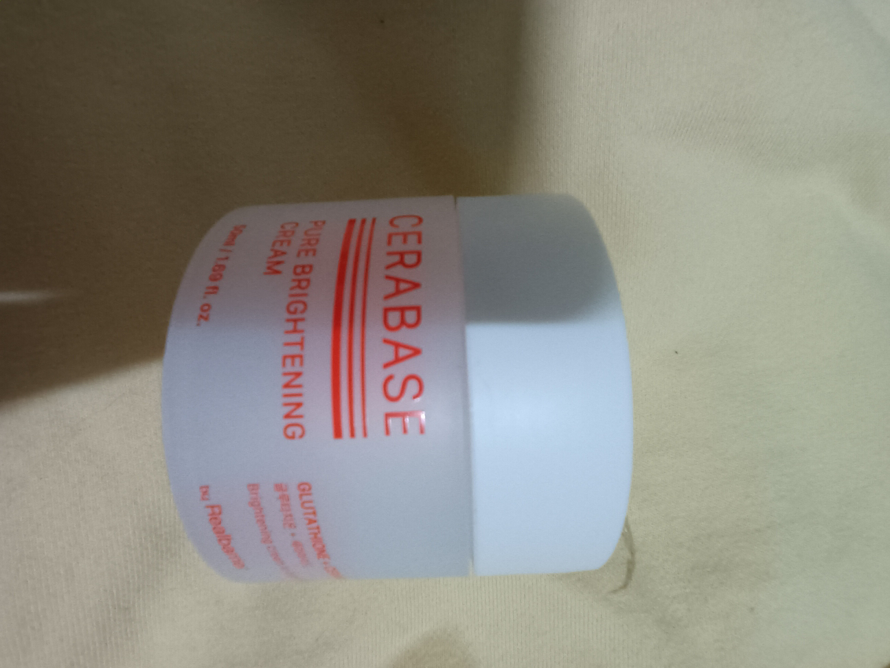 Cerabase 纯净美白霜的真实用户使用照片
