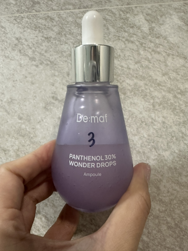 Real user review photo of PANTHENOL 30% WONDER DROPS Ampoule