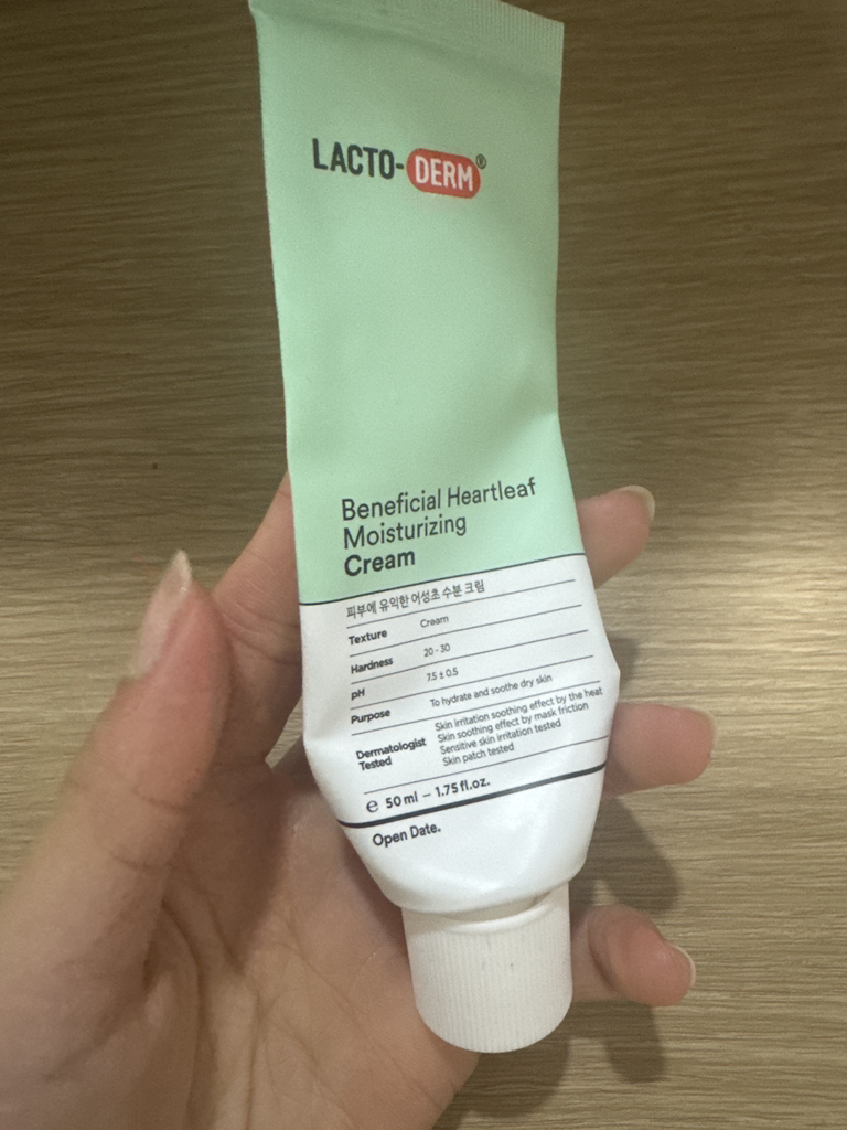 락토덤 (LACTO-DERM) 피부에 유익한 어성초 수분 크림 review image