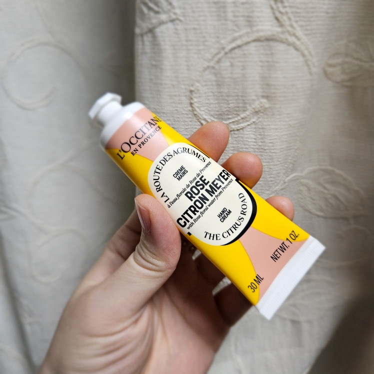 LOCCITANE 2024 Holiday Rose Citron Meyer Hand Cream Reviews | Hwahae