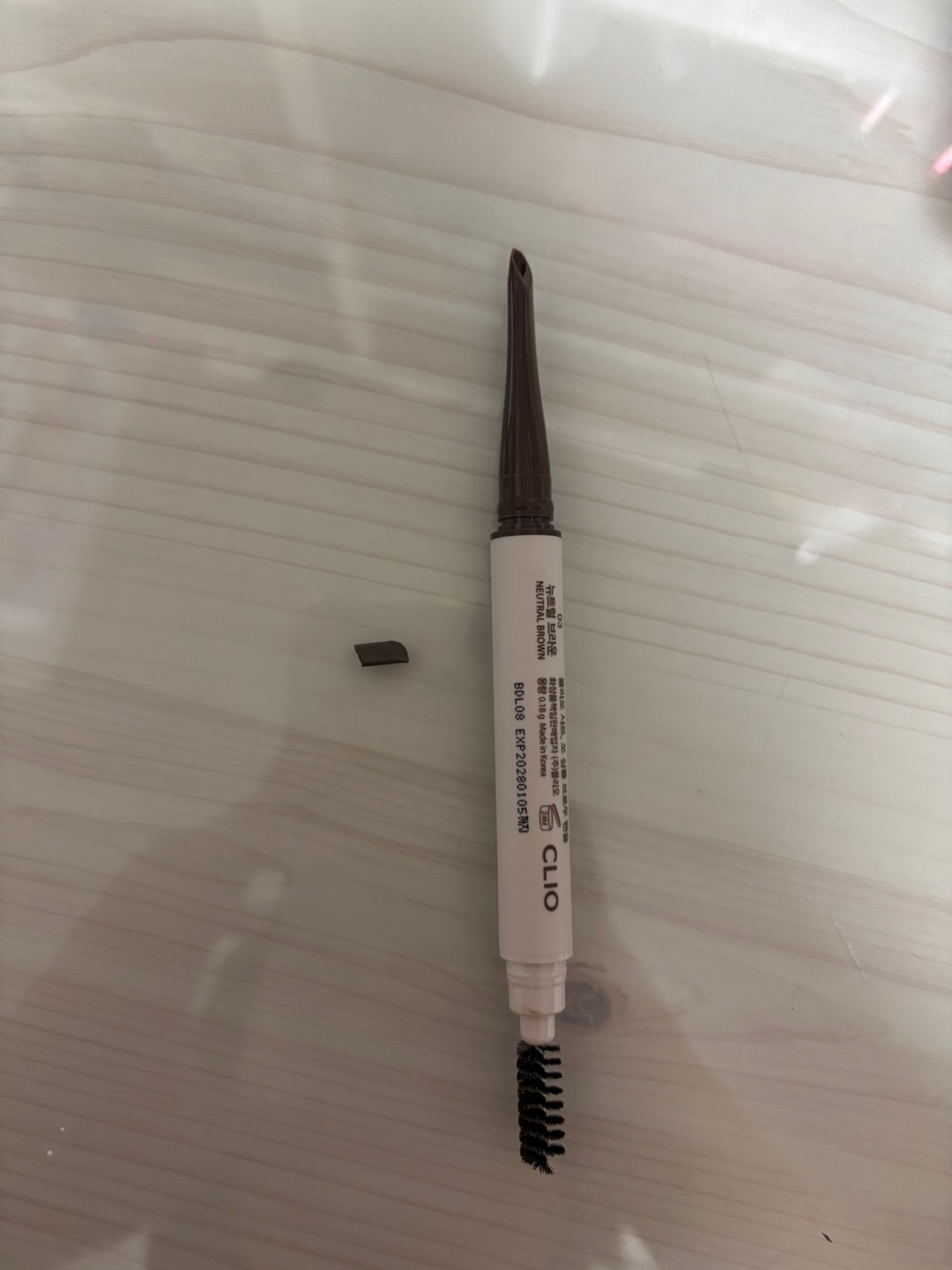 클리오 (CLIO) 샤프 쏘 심플 브로우 펜슬 [003 뉴트럴브라운] review image