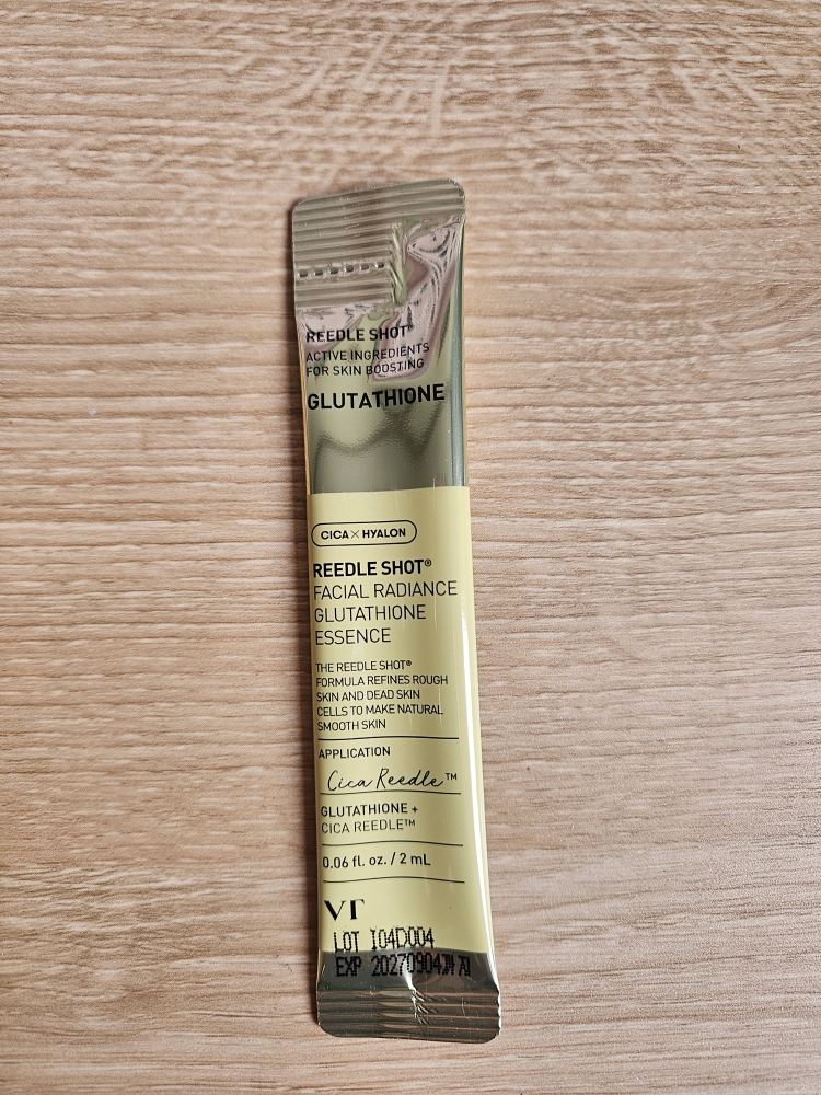 reedle shot glutathione [PACK OF 2] VT Reedle Shot Facial Radiance Glutathione Essence 2ml x 6ea VT  리들샷 페이셜 레디언스 글루타치온 에센스 2ml x 6개입 main image 0