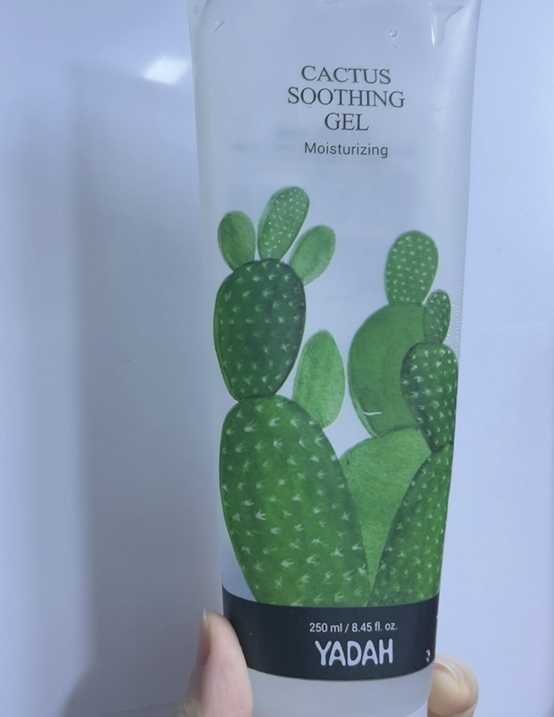 仙人掌舒缓凝胶的真实用户使用照片