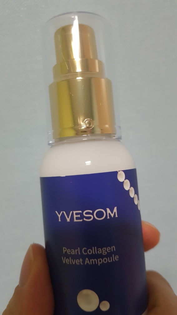 珍珠胶原蛋白丝绒安瓿的真实用户使用照片