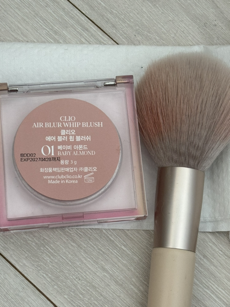 CLIO 空气柔焦腮红 [1号 宝贝杏仁] common.review image