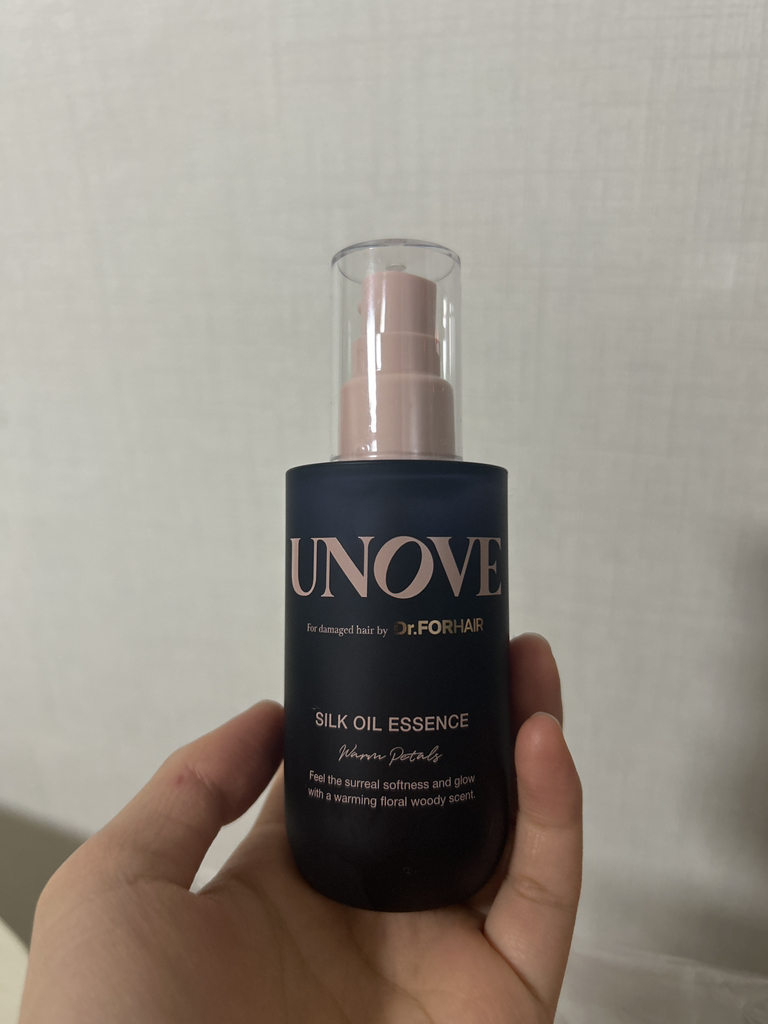 어노브 (UNOVE) 실크 오일 헤어 에센스 [웜페탈] review image
