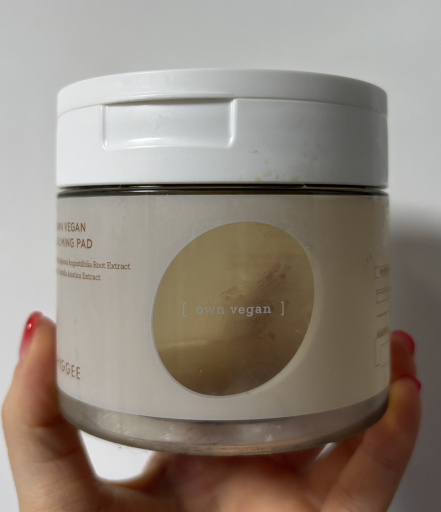 素食主义镇静护肤棉片的真实用户使用照片