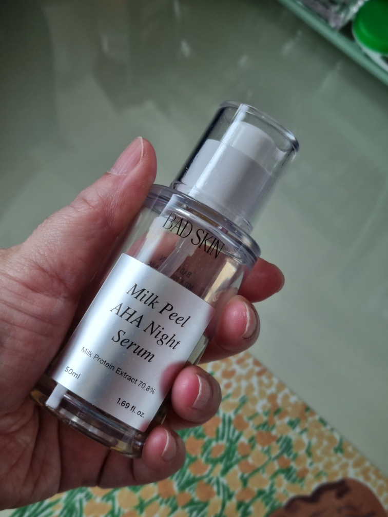 BADSKIN Milk Peel Aha Night Serum review image