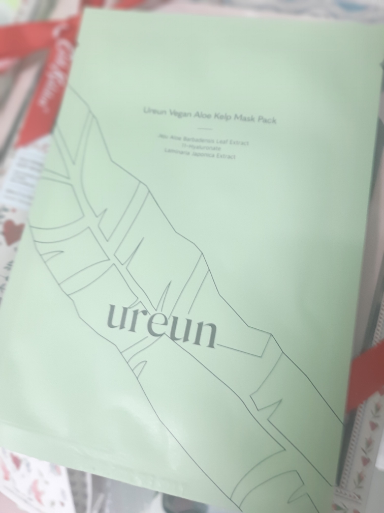 ureun 纯素食用芦荟海带面膜 common.review image