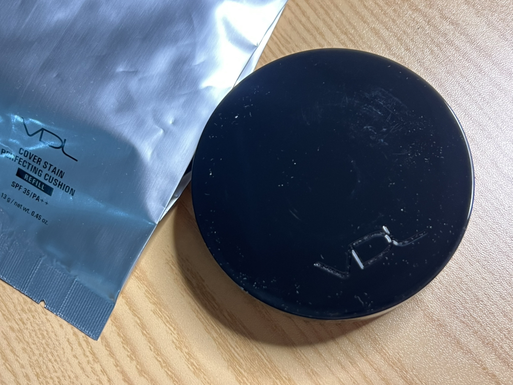 VDL (브이디엘) 커버스테인 퍼펙팅 쿠션 [SPF35/PA++] [A00] review image