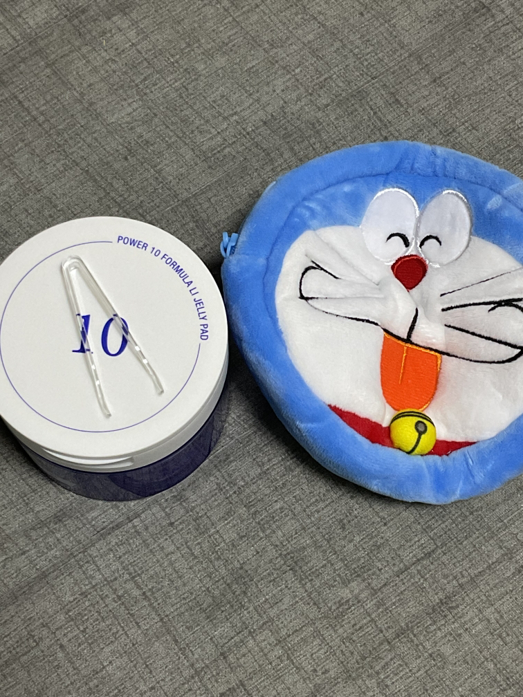 哆啦A梦版 Power10 甘草味果冻垫的真实用户使用照片