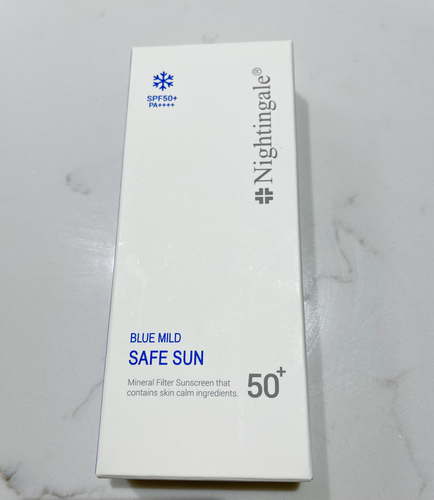 蓝色温和防晒霜 [SPF50+/PA++++] [安全]的真实用户使用照片