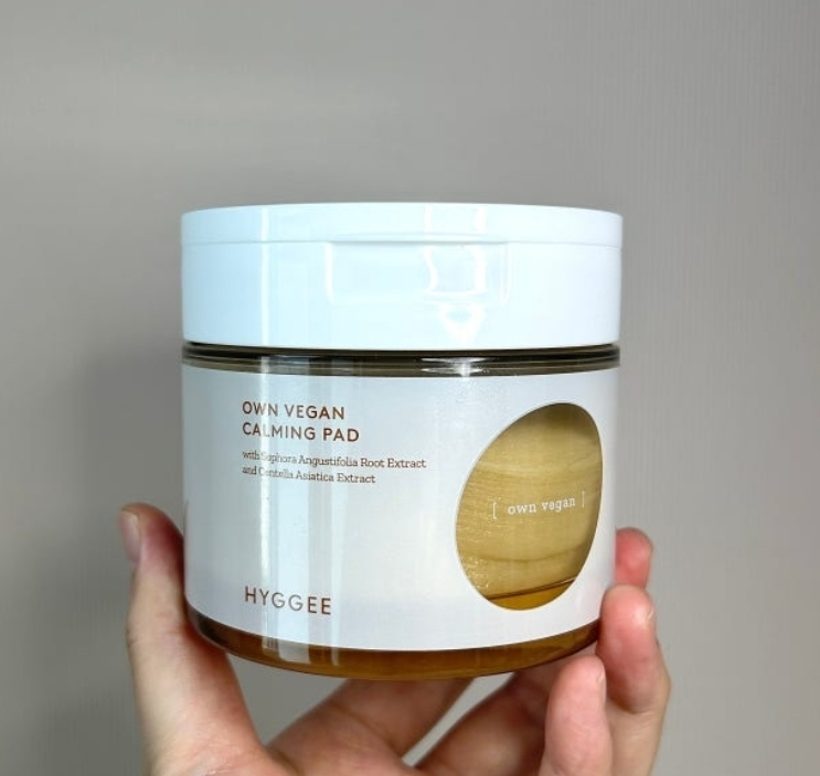 素食主义镇静护肤棉片的真实用户使用照片