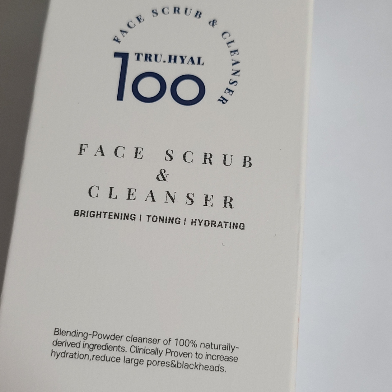 트루히알100 (TRU.HYAL100) 페이스 스크럽 앤 클렌져 review image