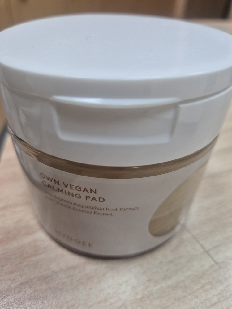 素食主义镇静护肤棉片的真实用户使用照片