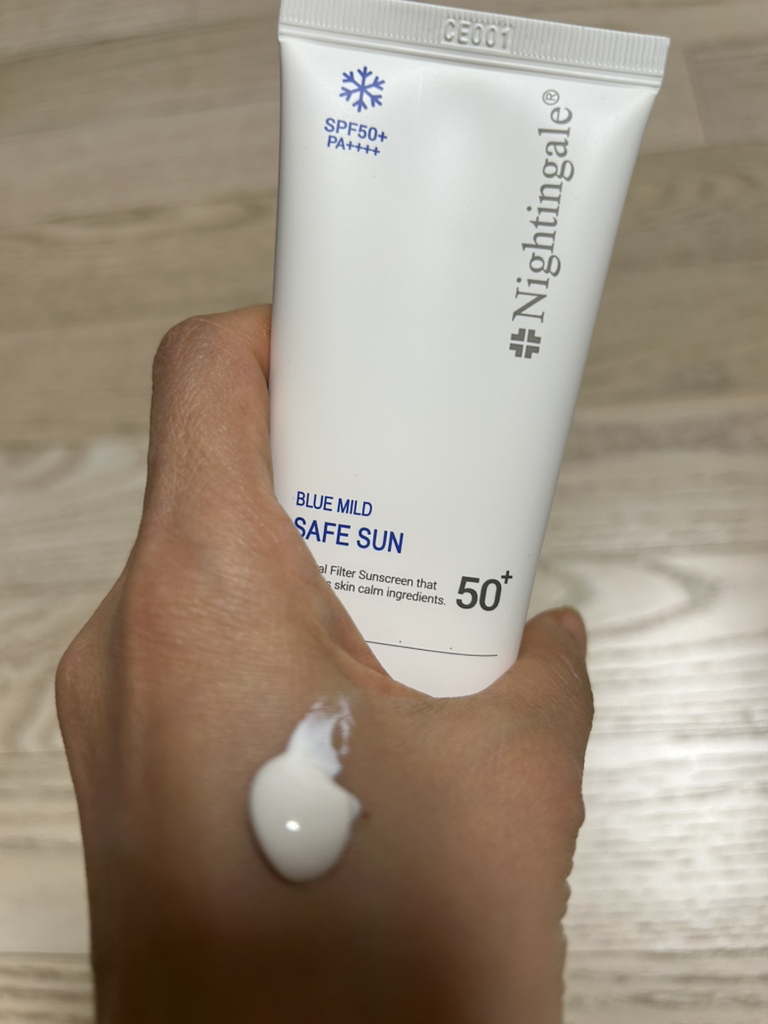 Nightingale 蓝色温和防晒霜 [SPF50+/PA++++] [安全] common.review image