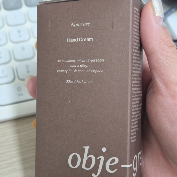 오브제그랑스 (obje-grance) 핸드크림 [놈코어] review image