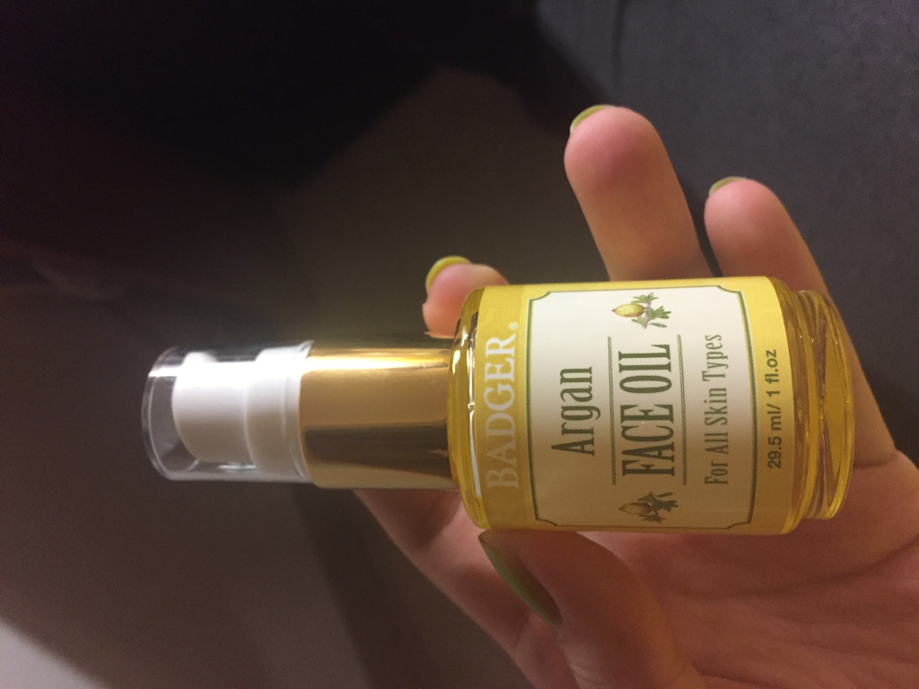 Badger argan face oil review image
