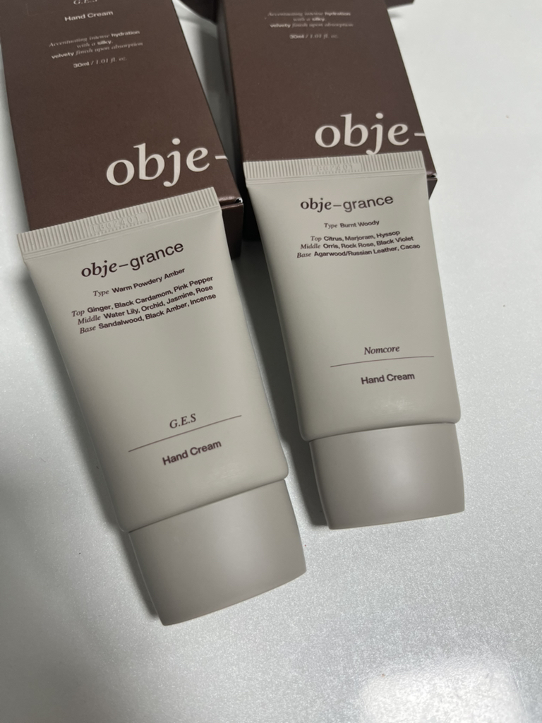 오브제그랑스 (obje-grance) 핸드크림 [놈코어] review image