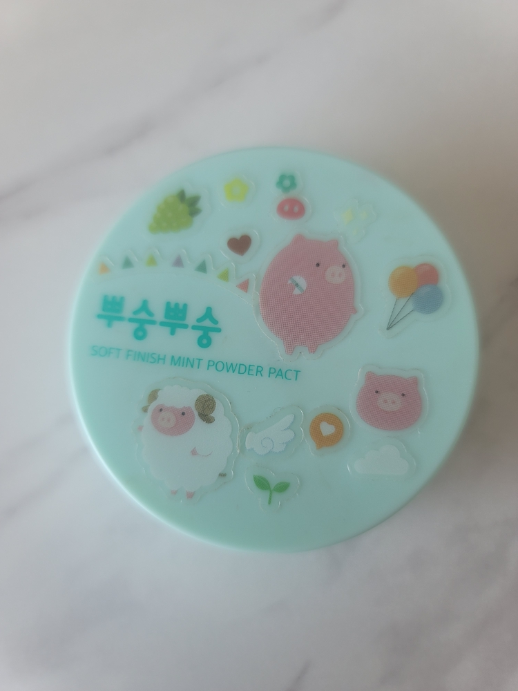 미팩토리 (MEFACTORY) 뿌숭뿌숭 민트 파우더 팩트 review image