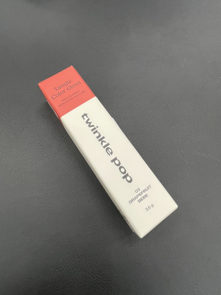 트윙클팝 (TWINKLEPOP) 탱글 컬러 글로스 [03 자몽베베] review image