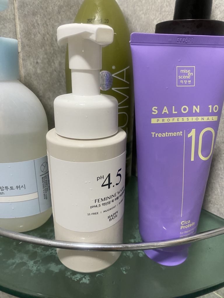 해피바스 (HAPPYBATH) PH4.5 약산성 버블 여성청결제 [쑥] review image