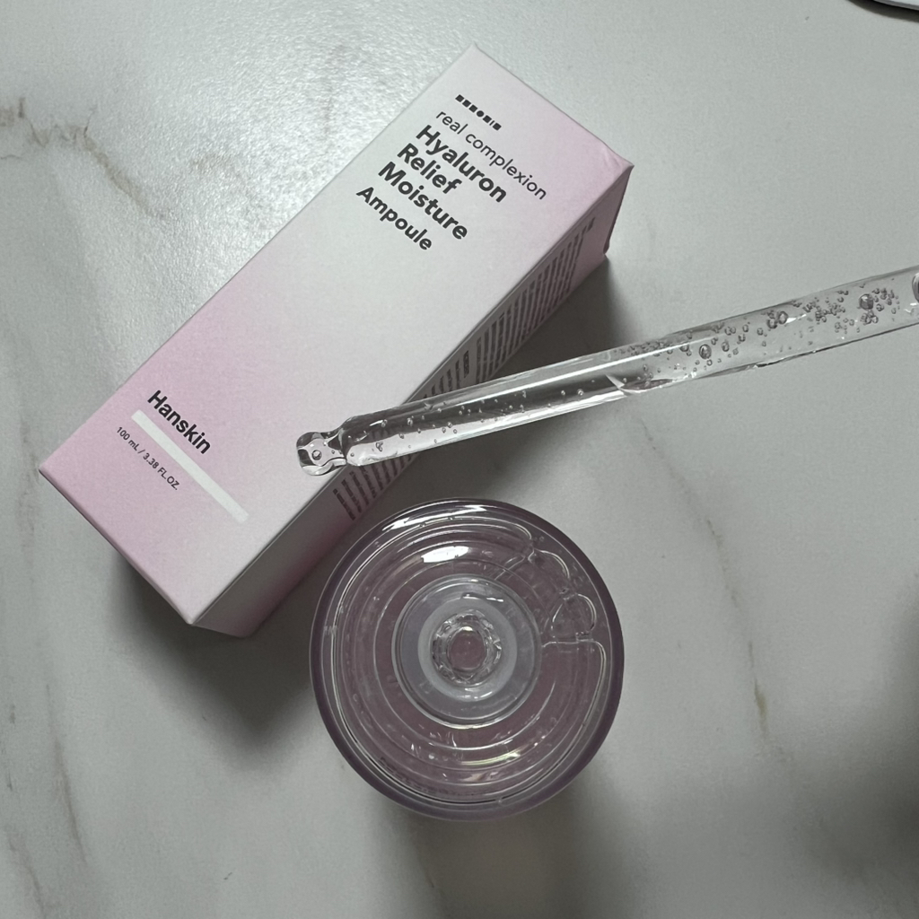 한스킨 (Hanskin) 리얼 컴플렉션 히알루론 릴리프 수분 앰플 review image