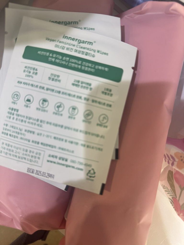 이너감 (innergarm) 비건 페미닌 클렌징 티슈 review image