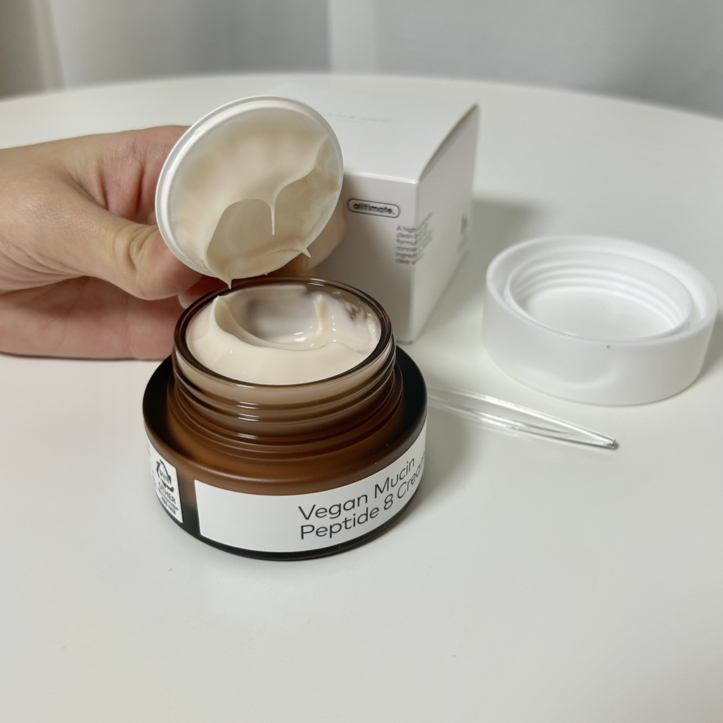 더페이스샵 (THEFACESHOP) 올티밋 비건 뮤신 펩타이드 8 크림 review image