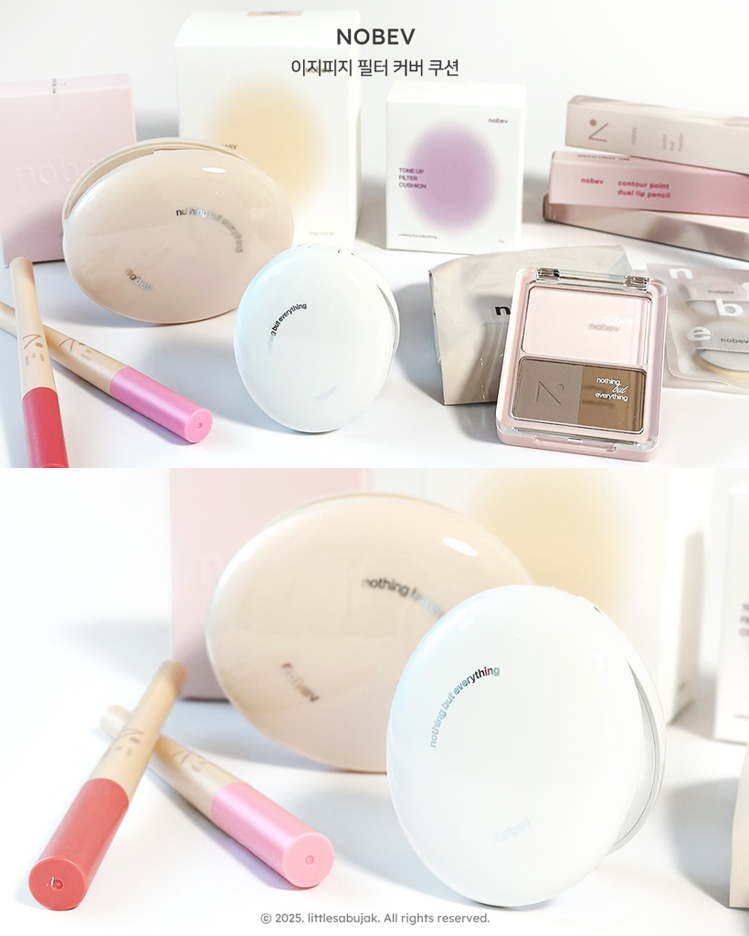 nobev 伊芝皮芝滤芝盖芝垫 [SPF50+/PA+++] [1号纯象牙色] common.review image