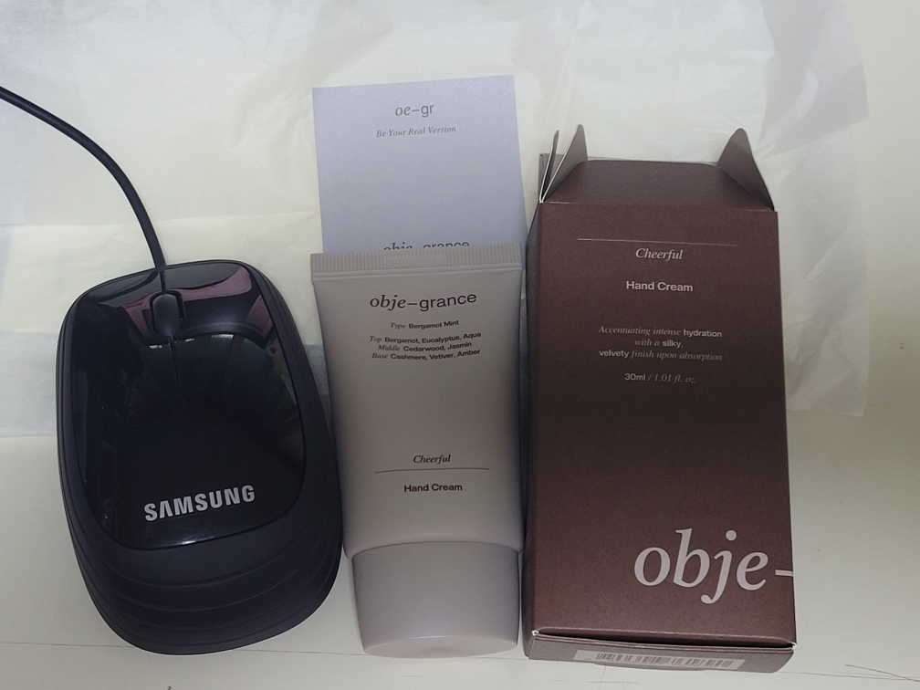오브제그랑스 (obje-grance) 핸드크림 [치어풀] review image