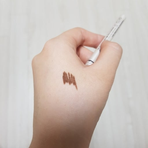 Real user review photo of Sharp So Simple Waterproof Pencil Liner [No. 2 Brown]